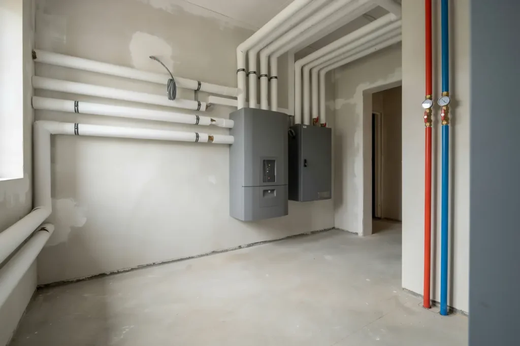 renovering av fj rrv rmecentral i flerbostadshus i m rsta